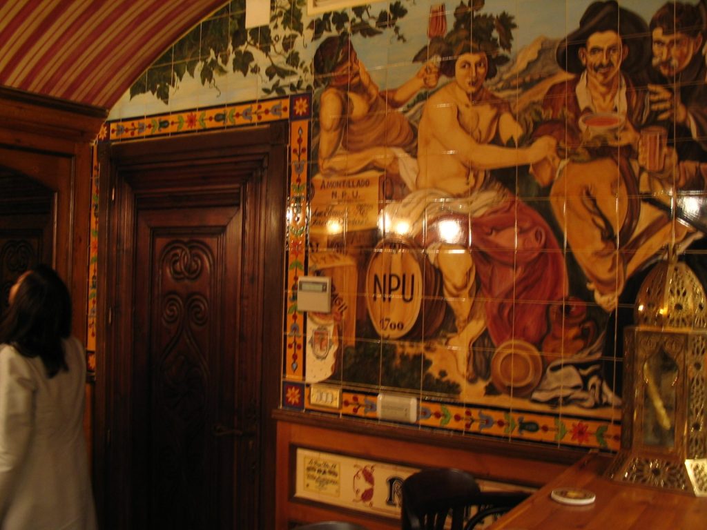 Mural decorativo en la pared
